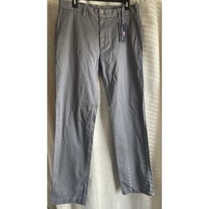 Vineyard Vines Breaker Pants Chino Mens 32x32 Classic  New With Tags Gray Harbor